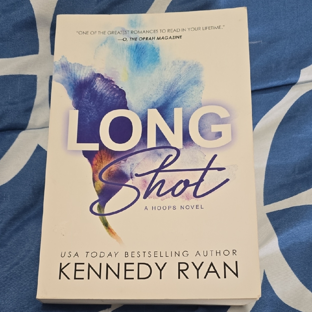 'Long Shot' Novel - White and Blue Cover